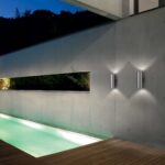 IDEAL LUX Επιτοίχιο Φωτιστικό GUN 2xE27 IP54 Αλουμινίου – 033020