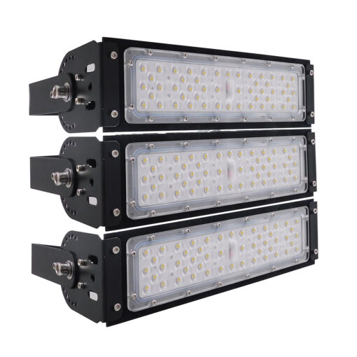 GloboStar® GOLIATH 90100-3 LED Προβολέας Γηπέδου – Φωτιστικό Tunnel 150W 24000LM 75°*135° AC 100-277V IP65 –  Ψυχρό Λευκό 5000K – MeanWell Driver & LumiLEDs Chip – 5 Years Warranty