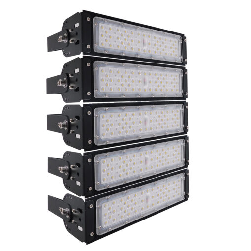 GloboStar® GOLIATH 90100-5 LED Προβολέας Γηπέδου – Φωτιστικό Tunnel 250W 40000LM 75°*135° AC 100-277V IP65 –  Ψυχρό Λευκό 5000K – MeanWell Driver & LumiLEDs Chip – 5 Years Warranty