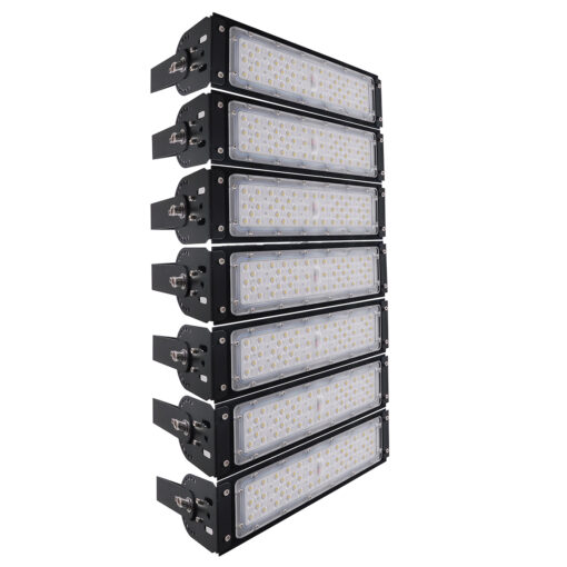 GloboStar® GOLIATH 90100-7 LED Προβολέας Γηπέδου – Φωτιστικό Tunnel 350W 56000LM 75°*135° AC 100-277V IP65 –  Ψυχρό Λευκό 5000K – MeanWell Driver & LumiLEDs Chip – 5 Years Warranty