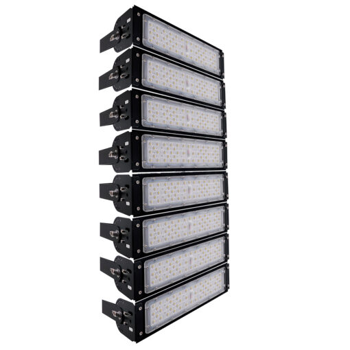 GloboStar® GOLIATH 90100-8 LED Προβολέας Γηπέδου – Φωτιστικό Tunnel 400W 64000LM 75°*135° AC 100-277V IP65 –  Ψυχρό Λευκό 5000K – MeanWell Driver & LumiLEDs Chip – 5 Years Warranty