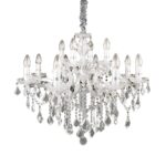 IDEAL LUX Κρεμαστό Φωτιστικό FLORIAN 12xE14 Χρωμίου – 035604