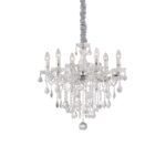IDEAL LUX Κρεμαστό Φωτιστικό  FLORIAN 6xE14 Χρωμίου – 035628