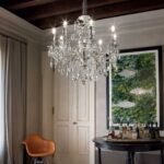 IDEAL LUX Κρεμαστό Φωτιστικό GIOCONDA 8xE14 Κρύσταλλο – 044934