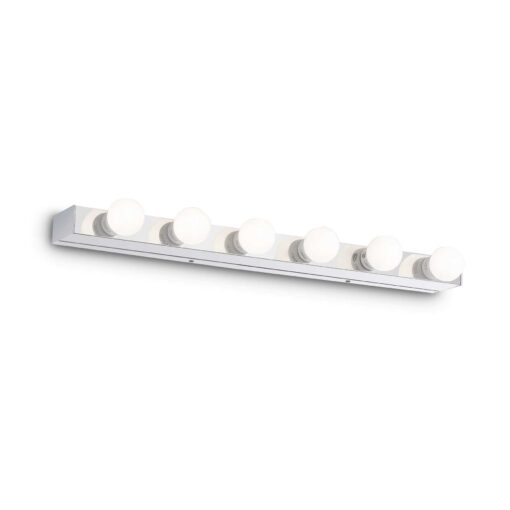IDEAL LUX Απλίκα Τοίχου PRIVE 6xE14 Χρωμίου – 045627