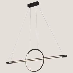 ΦΩΤΙΣΤΙΚΟ ΚΡΕΜΑΣΤΟ ΓΡΑΜΜΙΚΟ LED 45W 3000Κ  ΜΑΥΡΟ EUROLAMP 144-16001