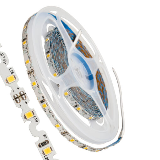 GloboStar® 70042 Ταινία LED Τύπου S Ζιγκ Ζαγκ SMD 2835 5m 6W/m 60LED/m 924lm/m 120° DC 12V IP20 Θερμό Λευκό 3000K – 5 Χρόνια Εγγύηση