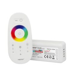 ΑΣΥΡΜΑΤΟ KIT RF CONTROLLER RGBW 10A DC 12V/122W 24V/288W EUROLAMP – 145-71421