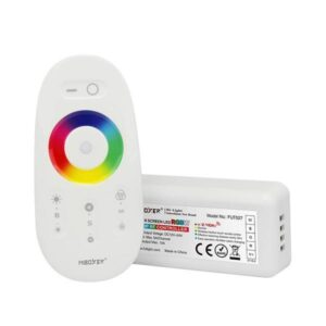 ΑΣΥΡΜΑΤΟ KIT RF CONTROLLER RGBW 10A DC 12V/122W 24V/288W EUROLAMP – 145-71421