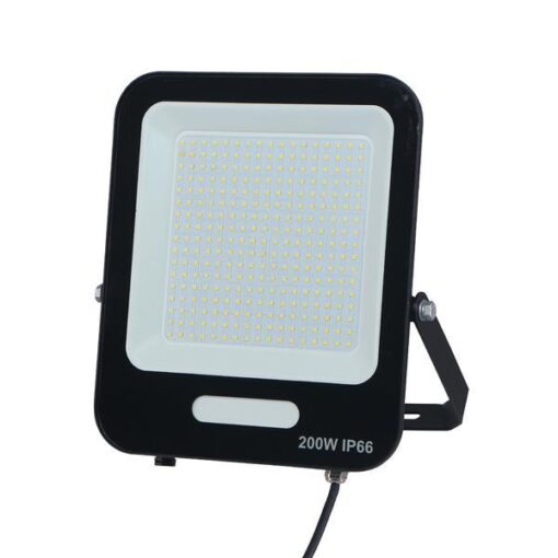 ΠΡΟΒΟΛΕΑΣ LED SMD 200W ΜΑΥΡΟΣ IP66 6500K PLUS EUROLAMP – 147-69021