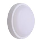 ΦΩΤΙΣΤΙΚΟ ΤΟΙΧΟΥ ΣΤΡΟΓΓΥΛΟ LED 12W Φ170×50 4000K IP54 ΛΕΥΚΟ PLUS EUROLAMP 145-20014