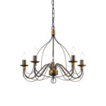 IDEAL LUX Κρεμαστό Φωτιστικό CORTE Σκούρου Γκρι Χρώματος – 057187