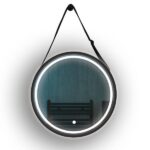 ΚΑΘΡΕΠΤΗΣ ΣΤΡΟΓΓΥΛΟΣ TOUCH LED  ΜΕ ΜΑΥΡΟ ΣΤΗΡΙΓΜΑ 20w 3CCT 600mm EUROLAMP – 144-88007