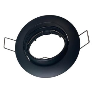 ΣΠΟΤ ΧΩΝΕΥΤΟ ΚΙΝΗΤΟ ΑΛΟΥΜΙΝΙΟΥ GU10 ΜΑΥΡΟ EUROLAMP 147-52521