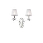 IDEAL LUX Επιτοίχιο Φωτιστικό PEGASO 2xE14 Χρωμίου – 059211