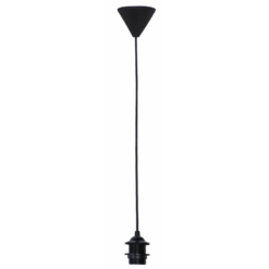 ΑΝΑΡΤΗΣΗ Ε/27 BLACK PENDEL ΡΟΔΕΛΑ ΚΡΕΜΑΣΤΟ Heronia – 06-0052