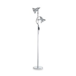 IDEAL LUX Φωτιστικό Δαπέδου POLLY 2xE27 Χρωμίου – 061122