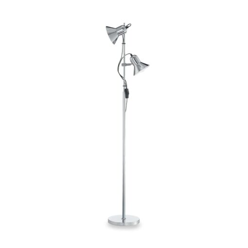 IDEAL LUX Φωτιστικό Δαπέδου POLLY 2xE27 Χρωμίου – 061122