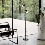 IDEAL LUX Φωτιστικό Δαπέδου POLLY 2xE27 Ασημί Χρώματος – 061115