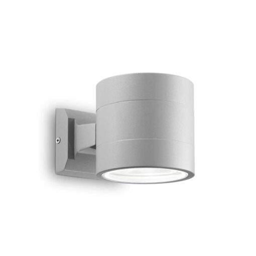 IDEAL LUX Φωτιστικό Τοίχου Βεράντας SNIF 1xG9 IP54 Γκρι Χρώματος – 061474