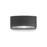 IDEAL LUX Απλίκα Τοίχου ANDROMEDA 1xE27 IP55 Μαύρου Χρώματος – 061597