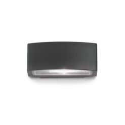 IDEAL LUX Απλίκα Τοίχου ANDROMEDA 1xE27 IP55 Μαύρου Χρώματος – 061597