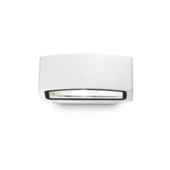 IDEAL LUX Απλίκα Τοίχου ANDROMEDA 1xE27 IP55 Λευκού Χρώματος – 066868