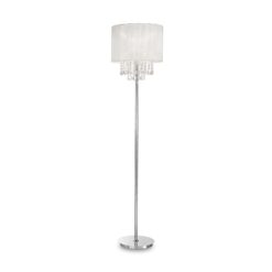 IDEAL LUX Φωτιστικό Δαπέδου OPERA 1xE27 Χρωμίου – 068275