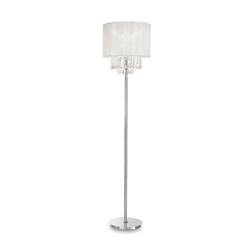 IDEAL LUX Φωτιστικό Δαπέδου OPERA 1xE27 Χρωμίου – 068275