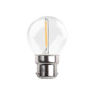 ΛΑΜΠΑ LED ΣΦΑΙΡΙΚΗ FILAMENT 1W B22 3000K 220-240V EUROLAMP – 147-78268