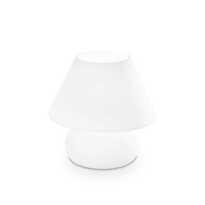 IDEAL LUX Επιτραπέζιο Φωτιστικό PRATO 1xE27 Λευκού Χρώματος – 074702