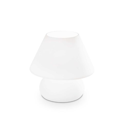 IDEAL LUX Επιτραπέζιο Φωτιστικό PRATO 1xE27 Λευκού Χρώματος – 074702