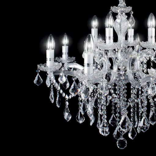 IDEAL LUX Κρεμαστό Φωτιστικό FLORIAN 12xE14 Χρωμίου – 035604