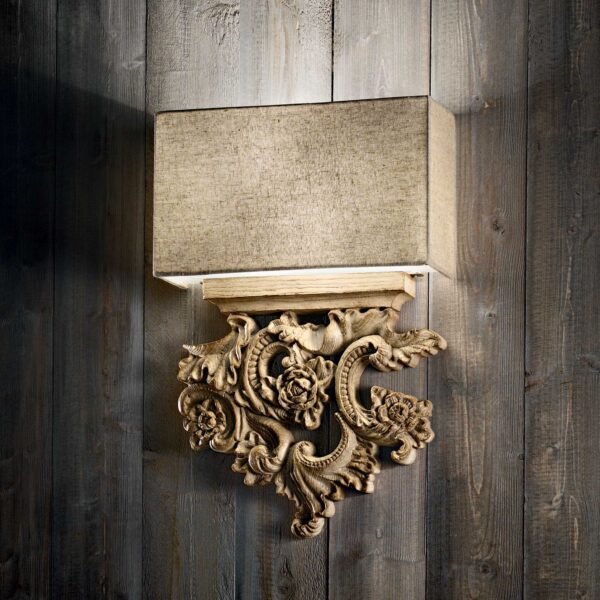 IDEAL LUX Επιτοίχιο Φωτιστικό PETER 2xE14 Ξύλου – 075211