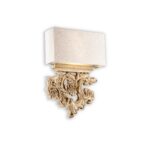 IDEAL LUX Επιτοίχιο Φωτιστικό PETER 2xE14 Ξύλου – 075211