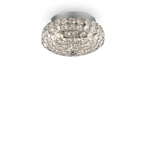 IDEAL LUX Φωτιστικό Οροφής KING 3xG9 Χρωμίου – 075389
