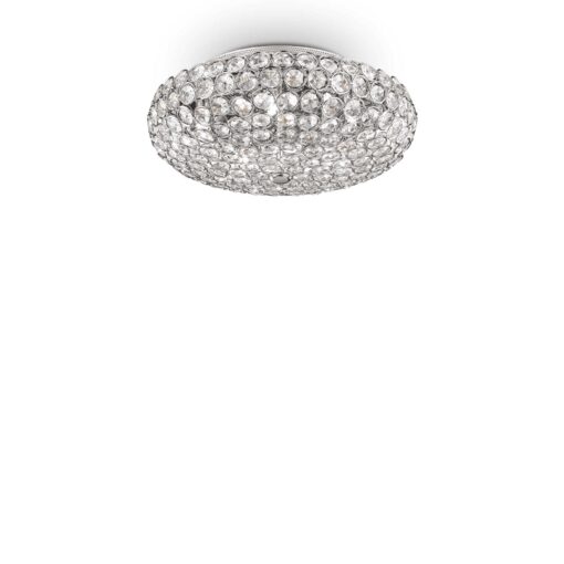 IDEAL LUX Φωτιστικό Οροφής KING 5xG9 Χρωμίου – 075419