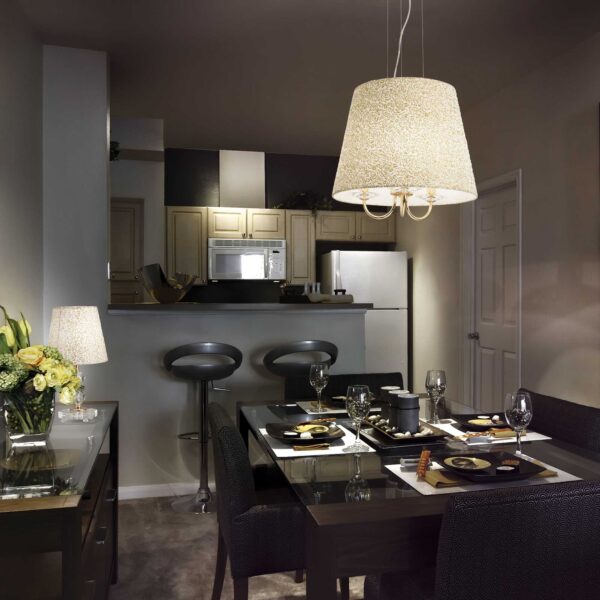 IDEAL LUX Επιτραπέζιο Φωτιστικό QUEEN 1xE27 Μπεζ Χρώματος – 077741