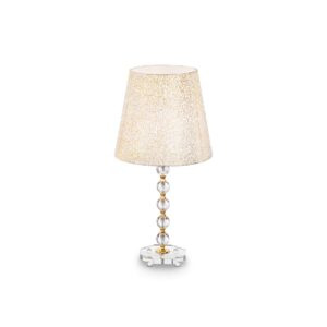 IDEAL LUX Επιτραπέζιο Φωτιστικό QUEEN 1xE27 Χρυσού Χρώματος – 077758