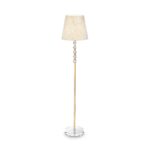 IDEAL LUX Φωτιστικό Δαπέδου QUEEN 1xE27 Χρυσού Χρώματος – 077765