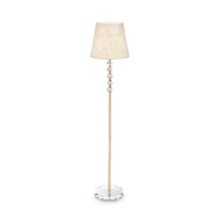 IDEAL LUX Φωτιστικό Δαπέδου QUEEN 1xE27 Χρυσού Χρώματος – 077765