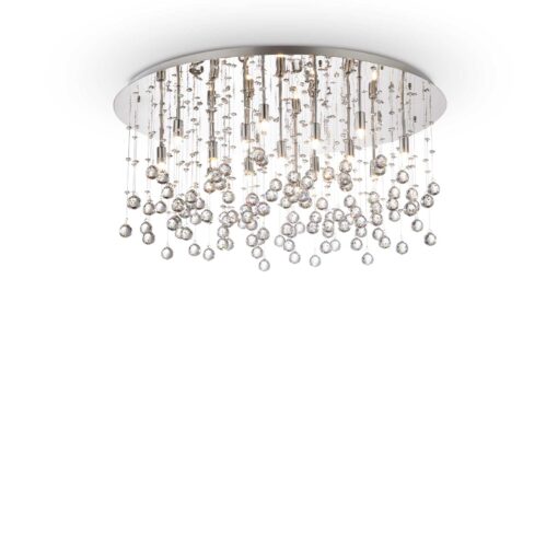 IDEAL LUX Φωτιστικό Οροφής MOONLIGHT 15xG9 Χρωμίου – 077819