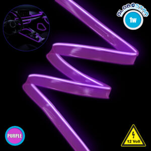 Εύκαμπτο φωτιζόμενο καλώδιο Neon Μωβ GloboStar 08007