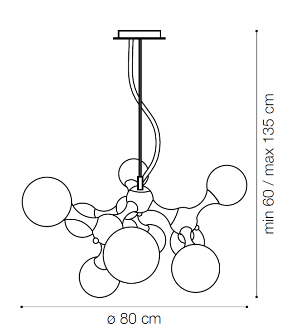 IDEAL LUX NODI SP9 BIANCO – 082059