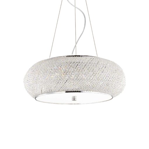 IDEAL LUX Κρεμαστό Φωτιστικό PASHA 10xE14 Χρωμίου – 082196
