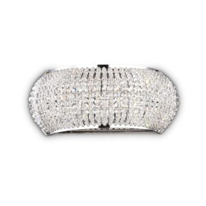 IDEAL LUX Απλίκα Τοίχου PASHA 3xG9 Χρωμίου – 082264