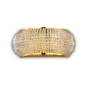 IDEAL LUX Απλίκα Τοίχου PASHA 3xG9 Χρυσού Χρώματος – 082288