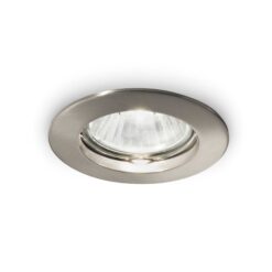 IDEAL LUX Χωνευτό Φωτιστικό Σποτ JAZZ 1xGU10 Νίκελ – 083087