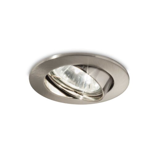 IDEAL LUX Χωνευτό Φωτιστικό Οροφής SWING 1xGU10 Νίκελ Χρώματος – 083148