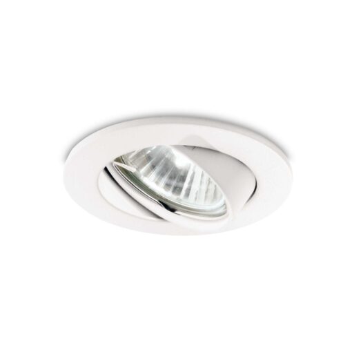 IDEAL LUX Χωνευτό Φωτιστικό Οροφής SWING 1xGu10 Λευκού Χρώματος – 083179
